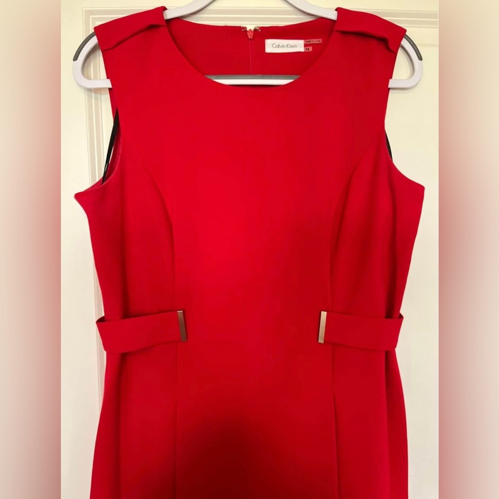 Red Calvin Klein Dress